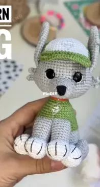 Crochet Friend Toy - CutePatternByYa - Anastasia Anastasiya Smolyakova - puppy ecologist - English