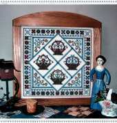Linda Myers LF85 Quilt Sampler VII - Baltimore Baskets in XSD