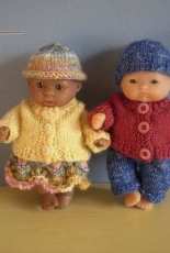 Mini Doll Winter Time by Frankie Brown /Frankies Knitted Stuff-Free