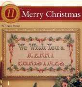 Just Cross Stitch Leaflet 2030 Merry Christmas by Angela Pullen