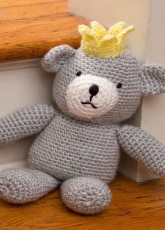 Red Heart - Michele Wilcox - LW4264 - Birthday Bear for a Prince - Free