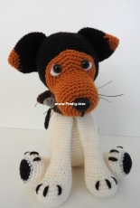Roosjes Haakbeestjes - Roos van Asperen - Jack Russel Hankey - Dutch