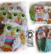 NellaGold- Martina Luzova- Applique Coloured Owl