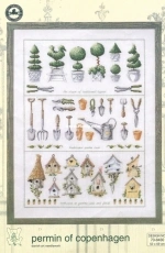 Permin of Copenhagen - 70-8430/70-8431/70-8432/70-8433  Gardening Sampler XSD