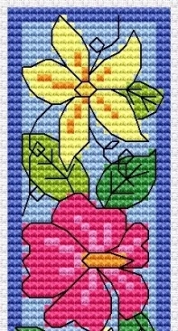 Floral Bookmark by Durene Jones - Free