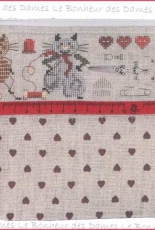 Les Brodeuses Parisiennes - LBP - 9046 - Cécile Veyssiere - Trousse Chats in PAT