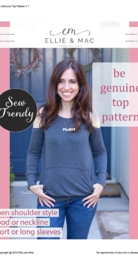 Ellie and Mac - Be Genuine Top - Sizes XXS-5XL