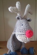 Tangle Tree Creative - Gina Rahman - Pretzal Headz-  Rudy the Reindeer - Free