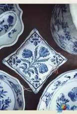 Delft Tulips - Textile Heritage Collection Pin Cushion