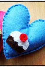 Felt heart