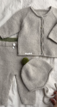 Cleo Baby Set by Mette Wendelboe Okkels - PetiteKnit