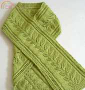 Brookes Column Of Leaves Scarf