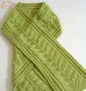 Brookes Column Of Leaves Scarf