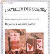 LAtelier Des Coeurs-Pochette a mouchoirs poule