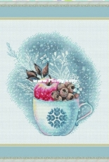Cup with Apple by Sichkar Svetlana