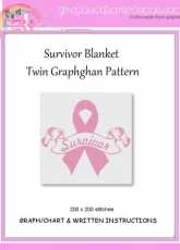GraphedChartsDepot - Lissa Mitchell - Survivor Blanket Twin Graphghan