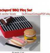 Gulf Coast Cottage-Backyard BBQ Play Set
