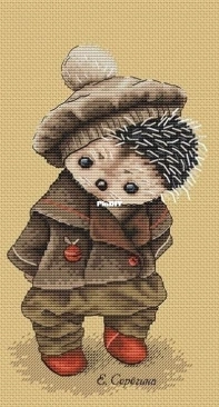 Lovely Stitches Hedgehog Ronny by Ekaterina Seryogina XSD