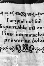 message noir et blanc