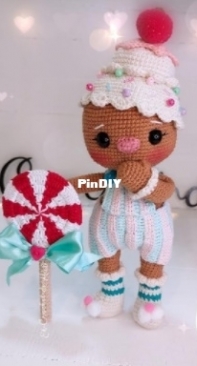 El Crochet de Miel - Miel y Galletas - Hannie Ordoñez - Ginberbread cookie Cookielenna - Cookielenna - Spanish