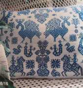 Amager Sampler Pillow ( Burda E 680 1983 )