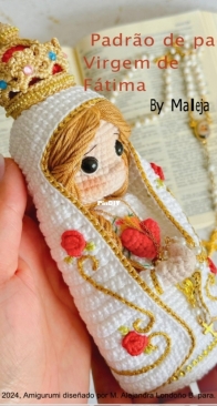 Malejagurumi - Corazon de Melocoton91 - M. Alejandra Londoño Betancur - Virgin of Fatima  - Virgem de Fátima - Portuguese