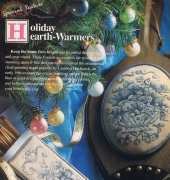 Holiday Hearth Warmers from Cross Stitch & Country Crafts November / December 1990 XSD