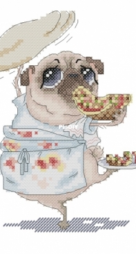 Pug Pizzaiolo by Katerina Besperstova XSD