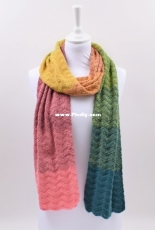 Hobbii Design - Zig Zag Scarf - Free