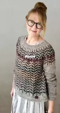 Sleeping Beauty Sweater by Elenor Mortensen - English, French, German