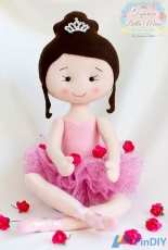 Atelie Fofurices Bella Manu-Ballerina Lia-Free-Portuguese