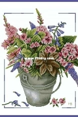 Lanarte PN-0158325 Bouquet of Flowers in Bucket by Marjolein Bastin XSD + PCS