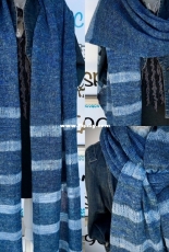 Oh so Blue Jean Friendly Shawl by Molly Conroy-Free