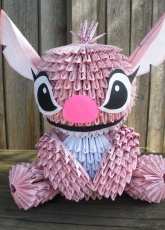 3d pink stitches