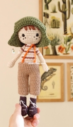 Aukillu Creative Crochet - Monica Santos Schneider -  Chavo del Ocho - Spanish