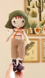 Aukillu Creative Crochet - Monica Santos Schneider -  Chavo del Ocho - Spanish