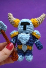 TinyAlchemy- Ksenia Surovtseva -  Shovel Knight Amigurumi- Free