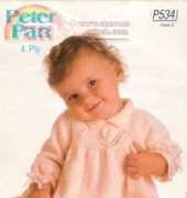 Peter Pan P534 baby dress 16 to 22inches