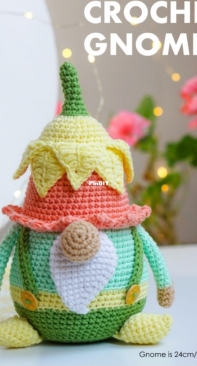 Polushka Bunny - Crochet Page - Gnomeland - CrochetGnome Toys - Maria Ermolova - Daffodil Garden Gnome