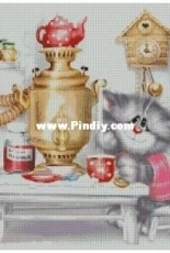 Delicious tea from a samovar by Natalia Stupenko XSD