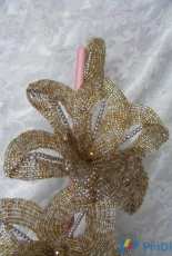 beaded orchid