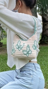Knitting Daisies - Ishika - Butterfly Shoulder Bag