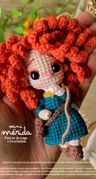 Crochetina - Paulina Cáceres - Mini Merida - Spanish