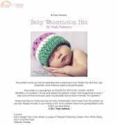 Posh Patterns - Baby Watermelon Hat