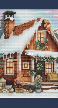 Winter house by Olesya Lukina