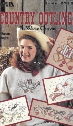 Leisure Arts Leaflet 974 - Country Outlines