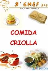 SChef Sac Nº01882 - Comida Criolla /Spanish