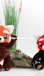 Olya Usolya Amigurumi - Olya Usoltseva - Red Panda - Усольцева Оля - Красная Панда - Russian