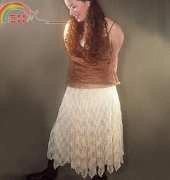 Flickering Flames Skirt by elann.com-Free