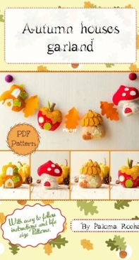 Noia Land - Autumn Houses Garland - Paloma Rocha